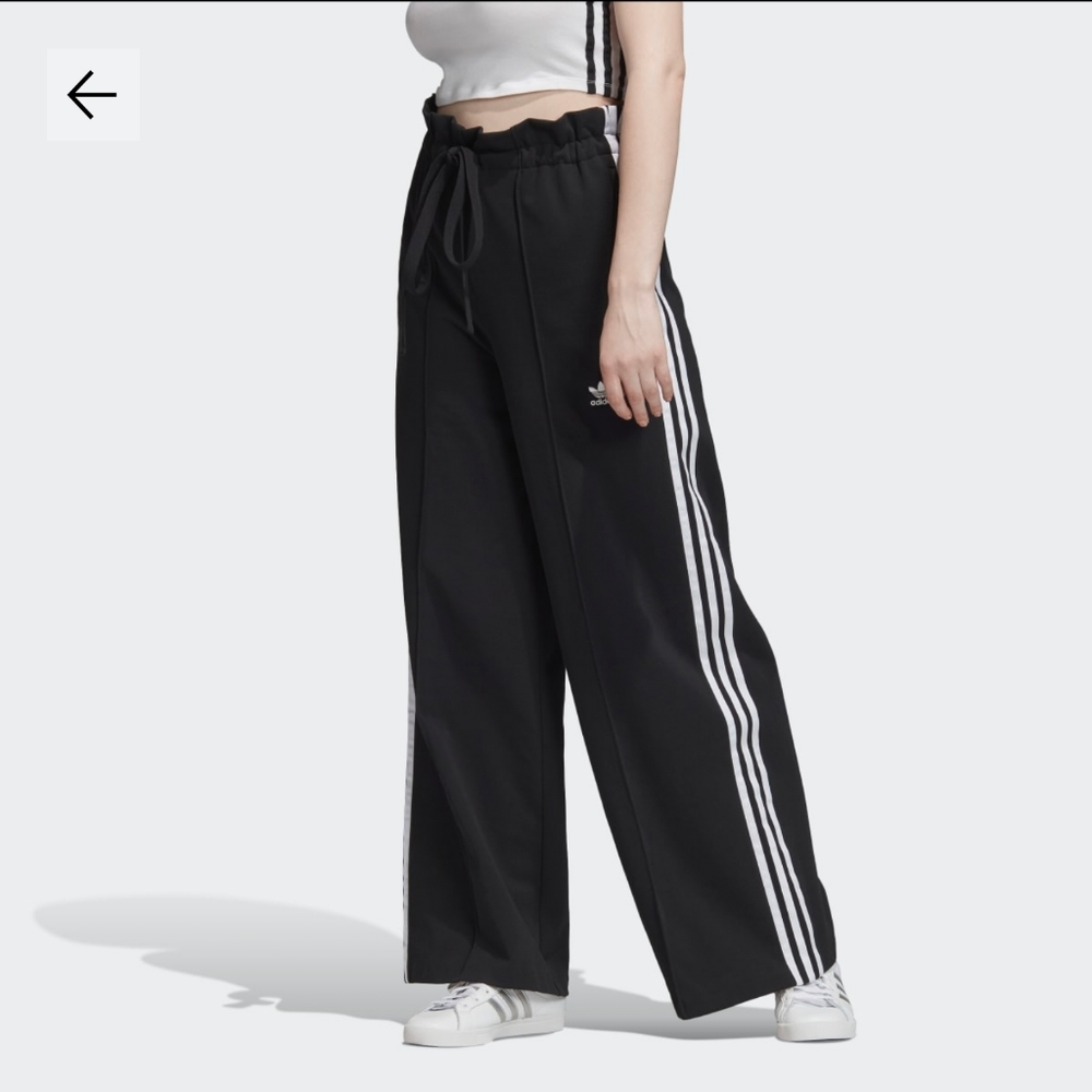 NWT Adidas originals high waisted Track pants - Picture 2 of 4